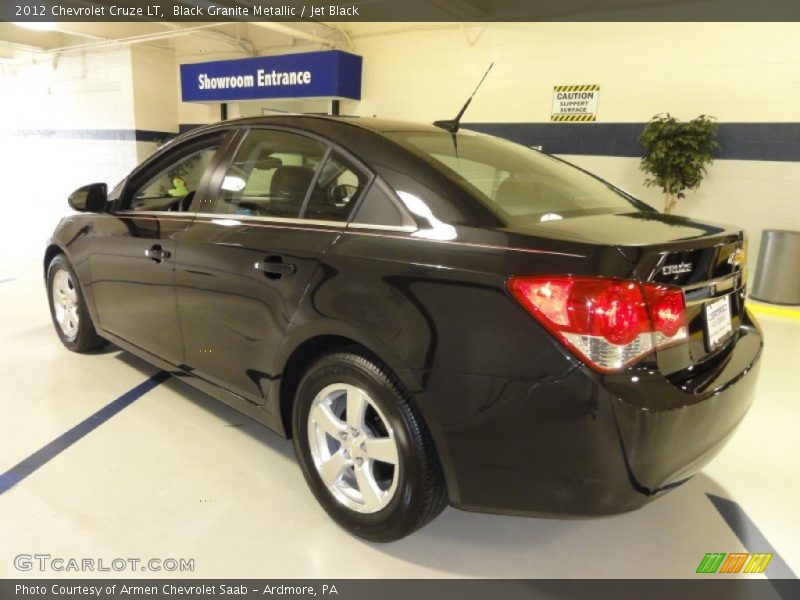 Black Granite Metallic / Jet Black 2012 Chevrolet Cruze LT