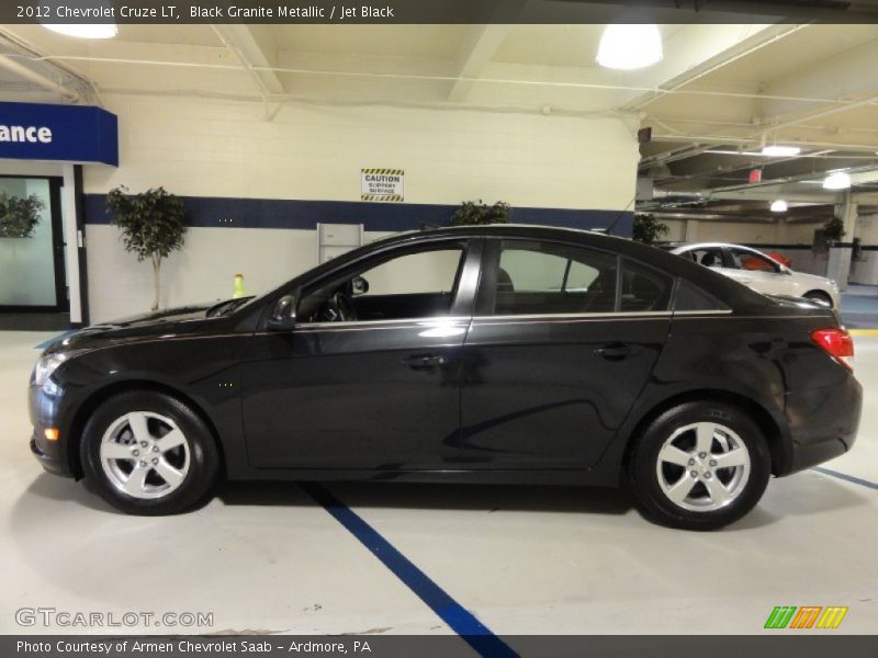 Black Granite Metallic / Jet Black 2012 Chevrolet Cruze LT