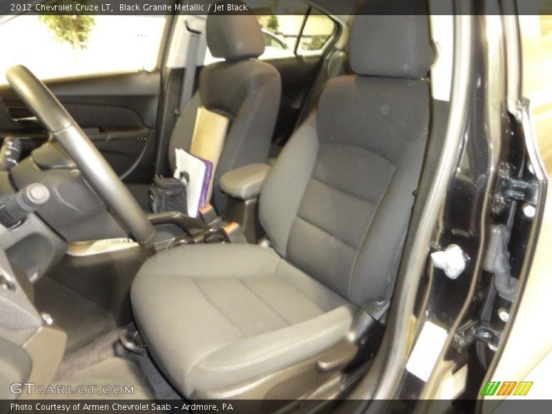 Black Granite Metallic / Jet Black 2012 Chevrolet Cruze LT
