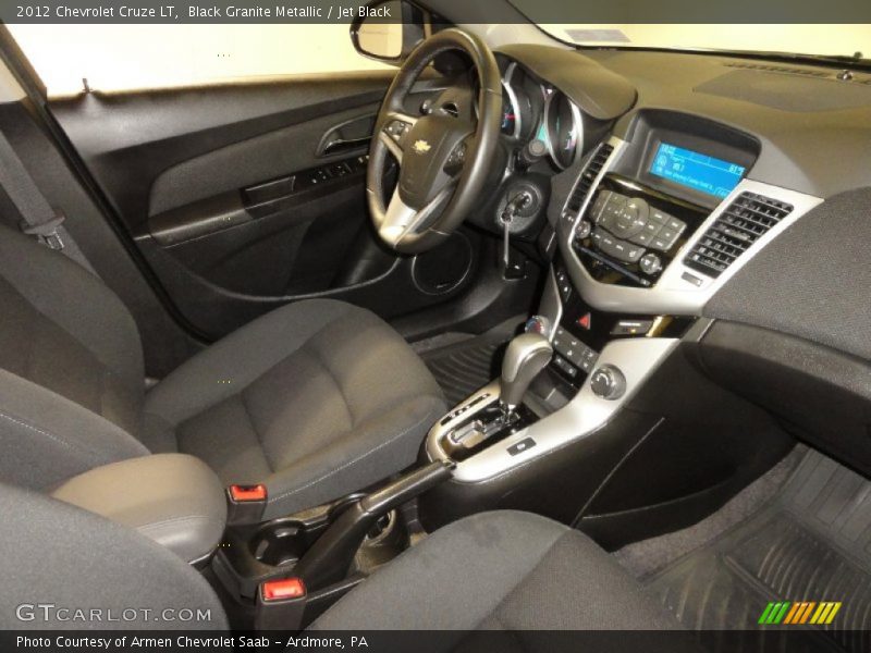 Black Granite Metallic / Jet Black 2012 Chevrolet Cruze LT