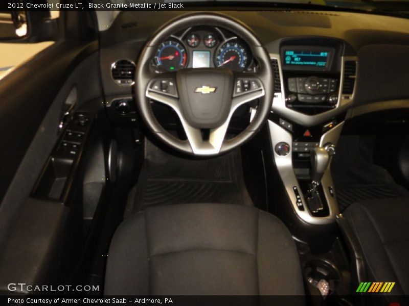 Black Granite Metallic / Jet Black 2012 Chevrolet Cruze LT