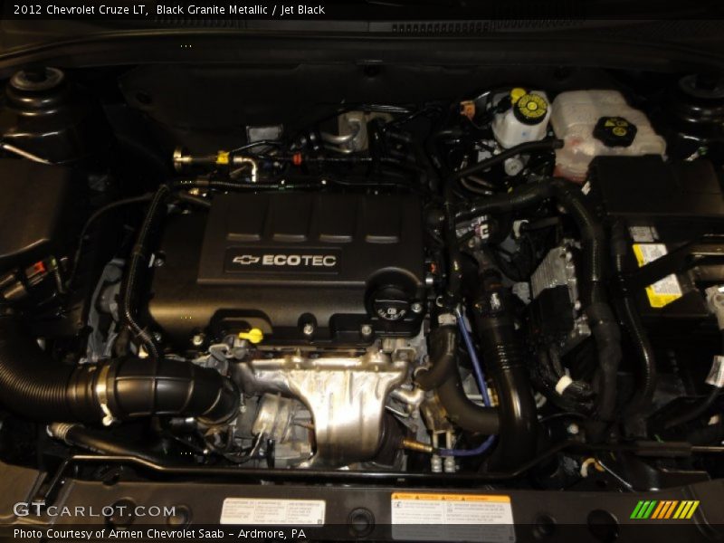 Black Granite Metallic / Jet Black 2012 Chevrolet Cruze LT