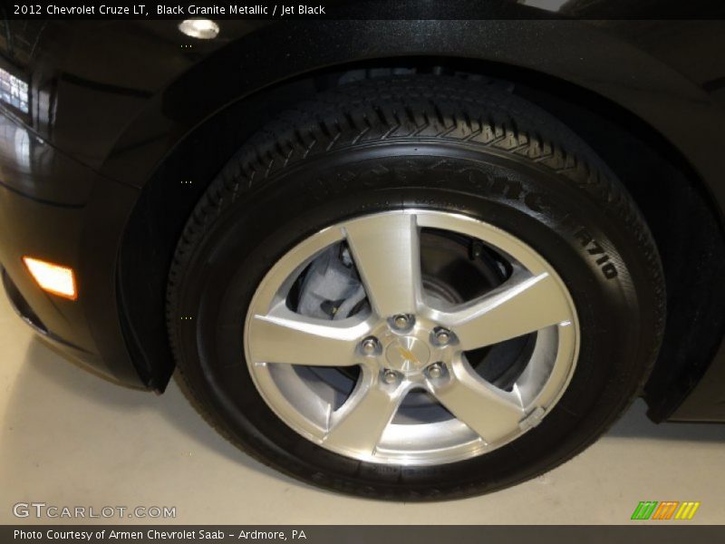 Black Granite Metallic / Jet Black 2012 Chevrolet Cruze LT