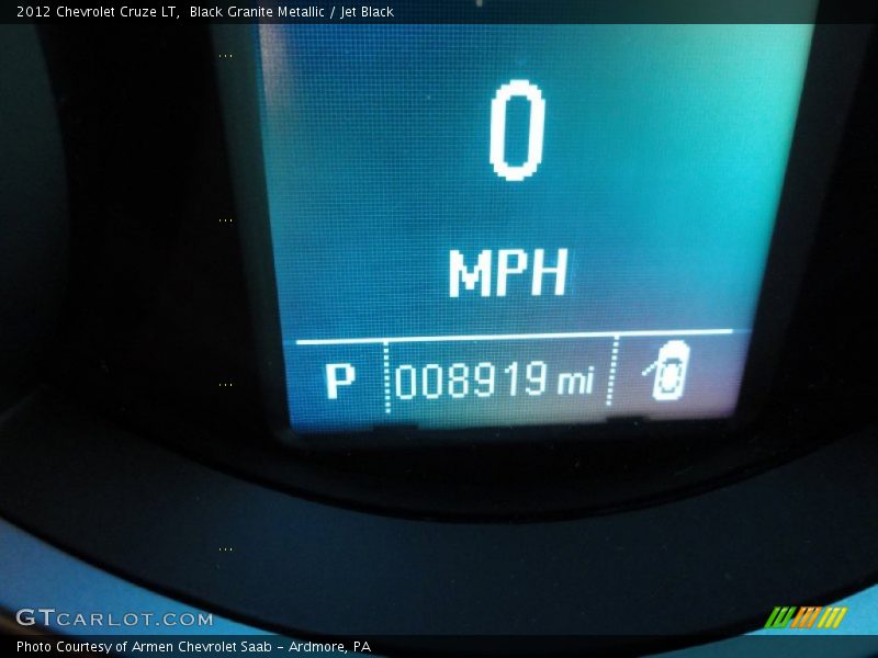 Black Granite Metallic / Jet Black 2012 Chevrolet Cruze LT