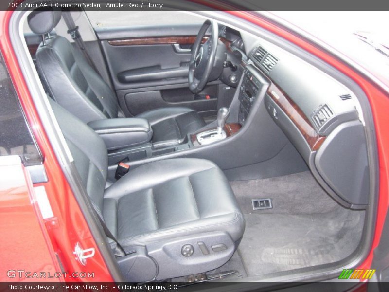 Front Seat of 2003 A4 3.0 quattro Sedan