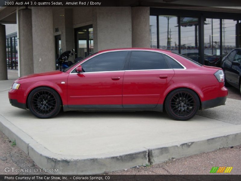  2003 A4 3.0 quattro Sedan Amulet Red