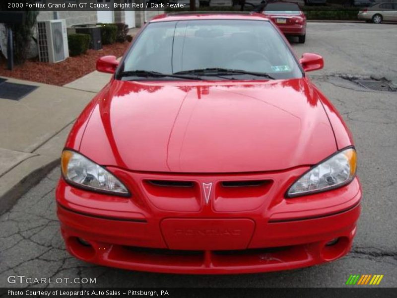 Bright Red / Dark Pewter 2000 Pontiac Grand Am GT Coupe