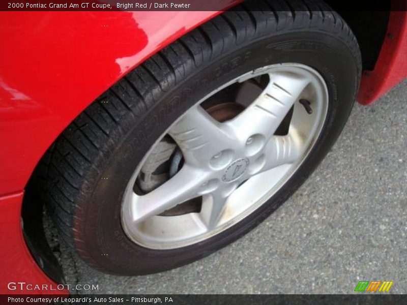 Bright Red / Dark Pewter 2000 Pontiac Grand Am GT Coupe