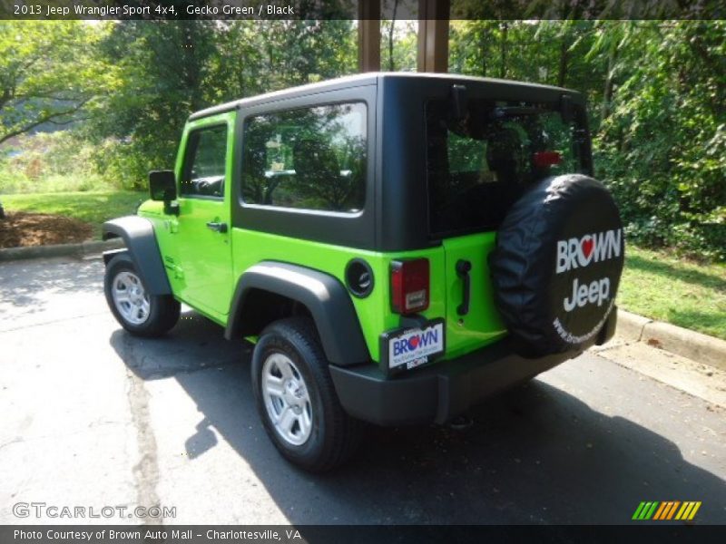 Gecko Green / Black 2013 Jeep Wrangler Sport 4x4