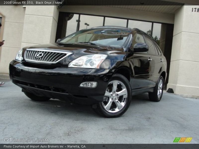 Black Onyx / Ivory 2008 Lexus RX 350