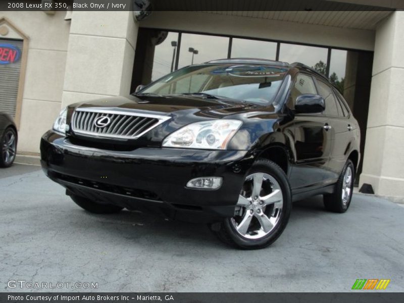 Black Onyx / Ivory 2008 Lexus RX 350