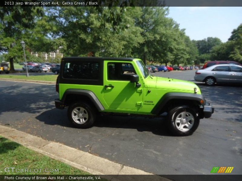 Gecko Green / Black 2013 Jeep Wrangler Sport 4x4