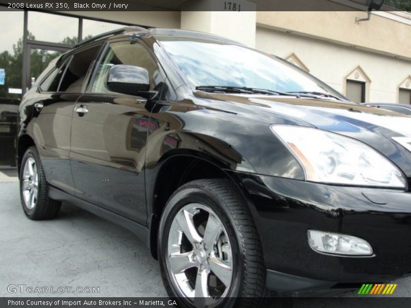 Black Onyx / Ivory 2008 Lexus RX 350