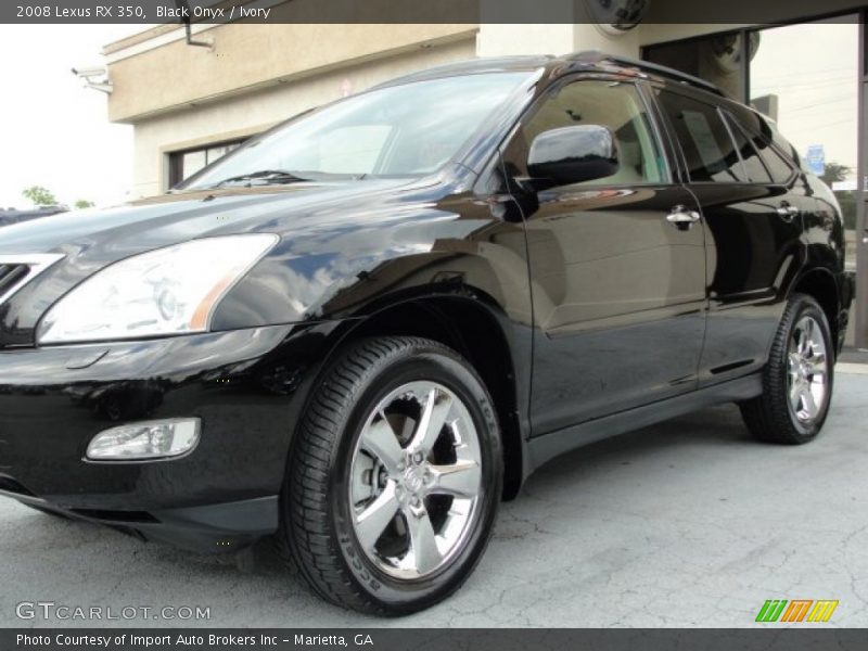 Black Onyx / Ivory 2008 Lexus RX 350