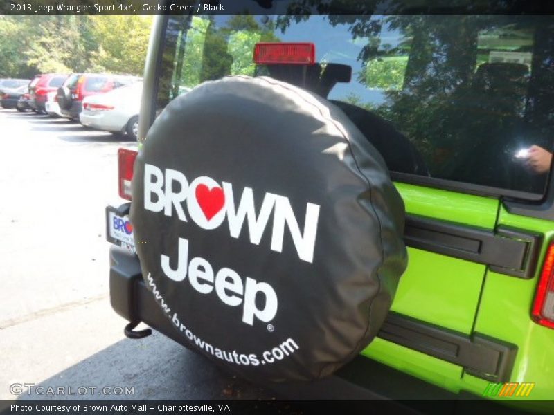 Gecko Green / Black 2013 Jeep Wrangler Sport 4x4