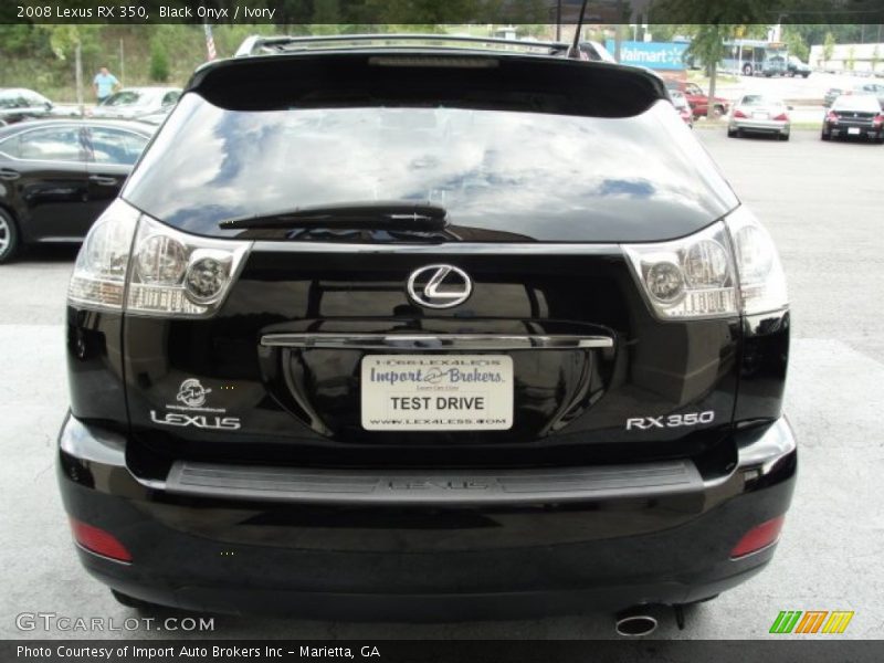 Black Onyx / Ivory 2008 Lexus RX 350