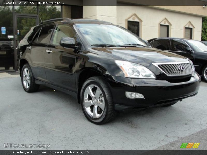 Black Onyx / Ivory 2008 Lexus RX 350