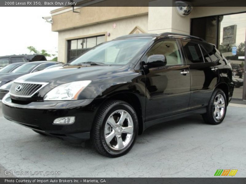 Black Onyx / Ivory 2008 Lexus RX 350