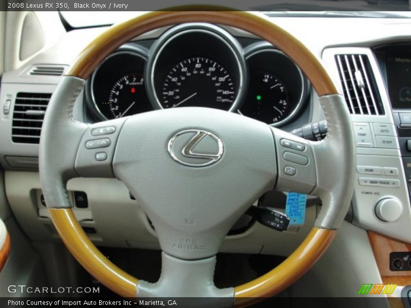 Black Onyx / Ivory 2008 Lexus RX 350
