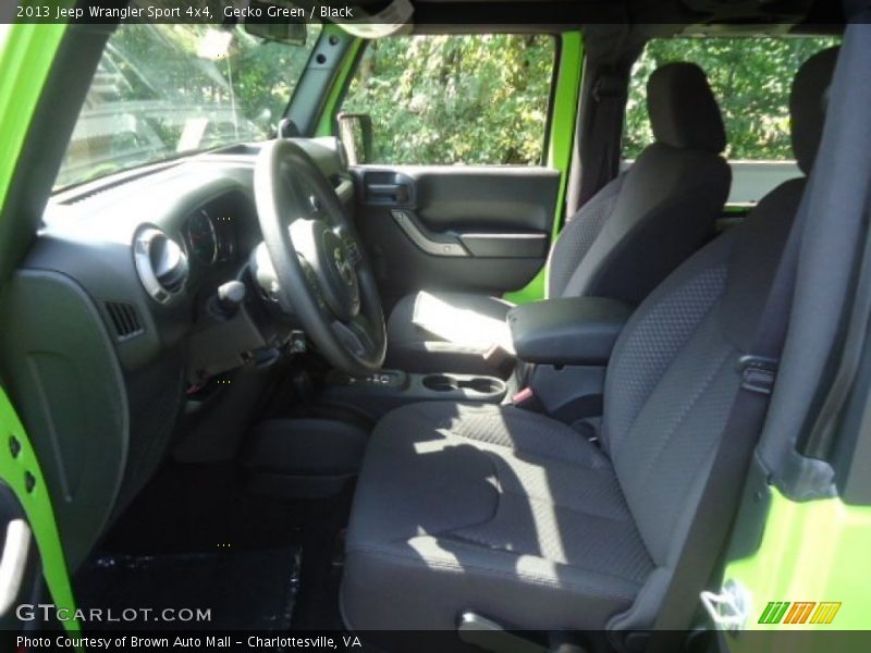 Gecko Green / Black 2013 Jeep Wrangler Sport 4x4