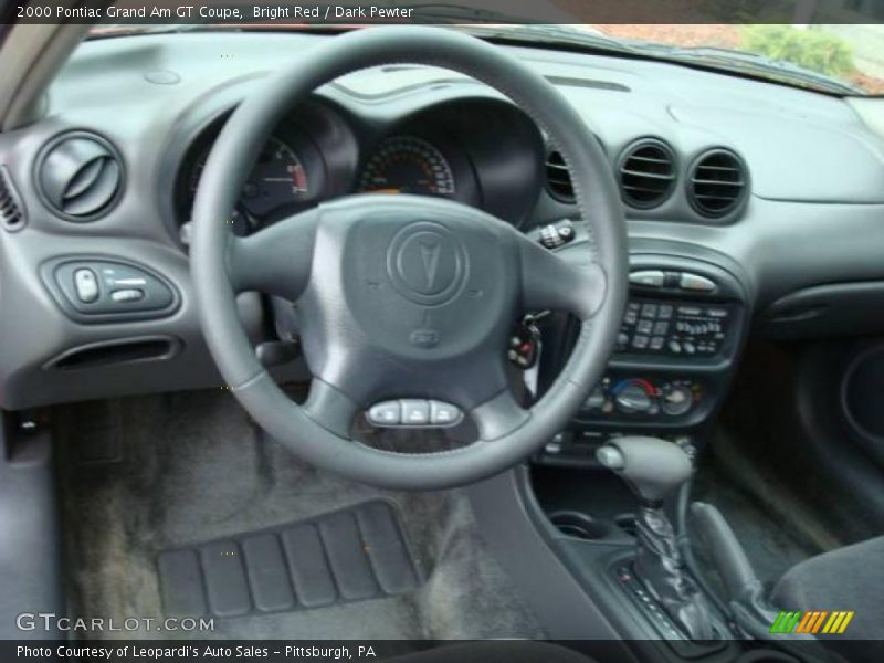 Bright Red / Dark Pewter 2000 Pontiac Grand Am GT Coupe
