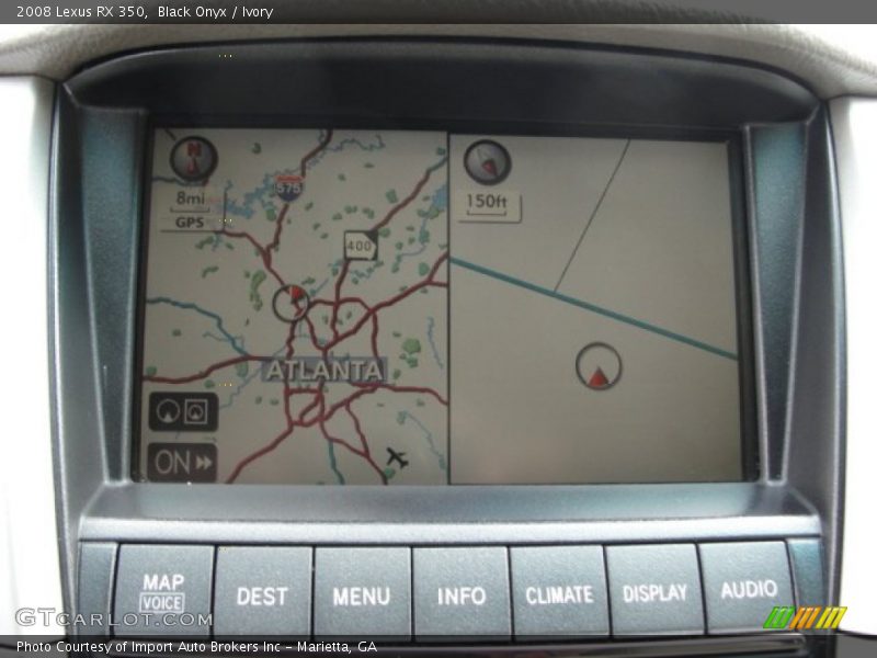 Black Onyx / Ivory 2008 Lexus RX 350