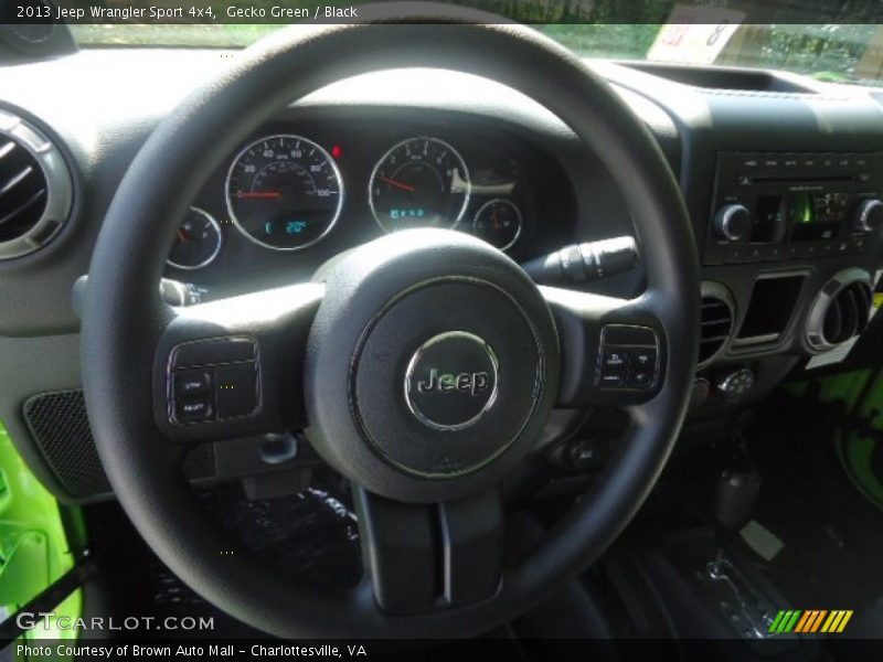 Gecko Green / Black 2013 Jeep Wrangler Sport 4x4