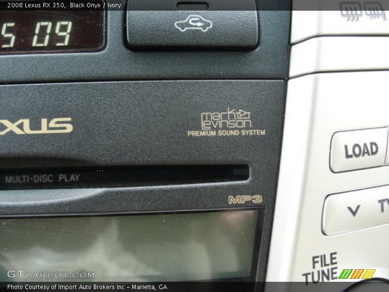 Black Onyx / Ivory 2008 Lexus RX 350