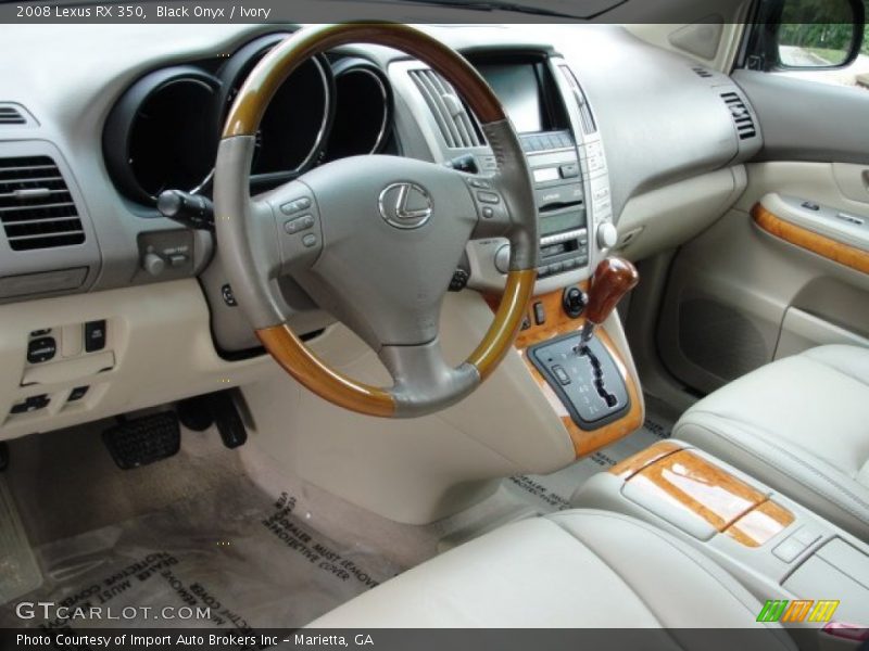 Black Onyx / Ivory 2008 Lexus RX 350