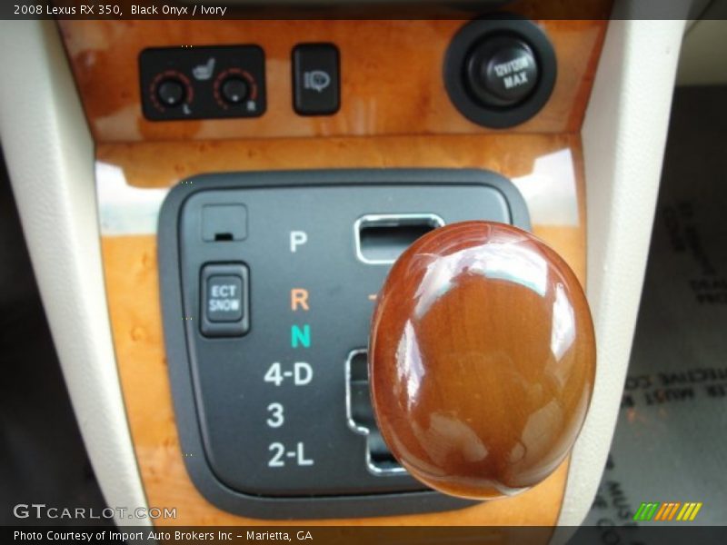 Black Onyx / Ivory 2008 Lexus RX 350