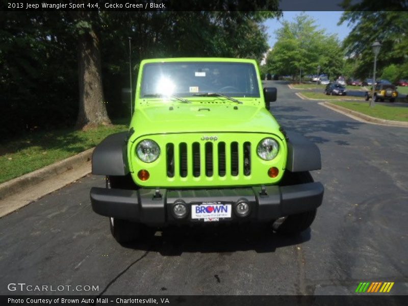 Gecko Green / Black 2013 Jeep Wrangler Sport 4x4