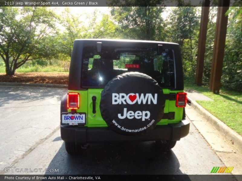 Gecko Green / Black 2013 Jeep Wrangler Sport 4x4
