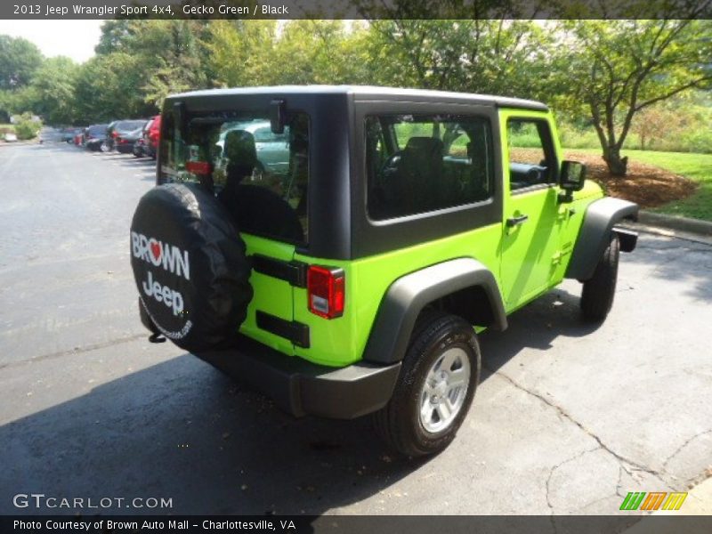 Gecko Green / Black 2013 Jeep Wrangler Sport 4x4