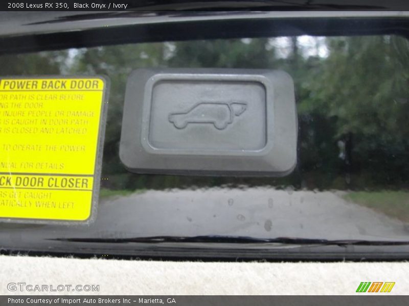 Black Onyx / Ivory 2008 Lexus RX 350