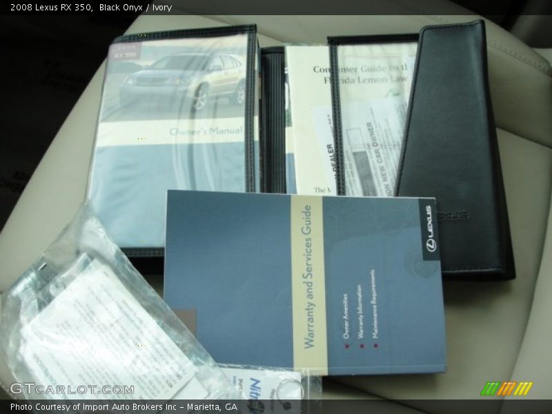 Black Onyx / Ivory 2008 Lexus RX 350