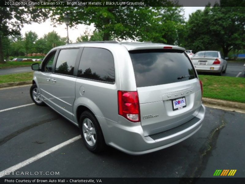 Bright Silver Metallic / Black/Light Graystone 2012 Dodge Grand Caravan SXT