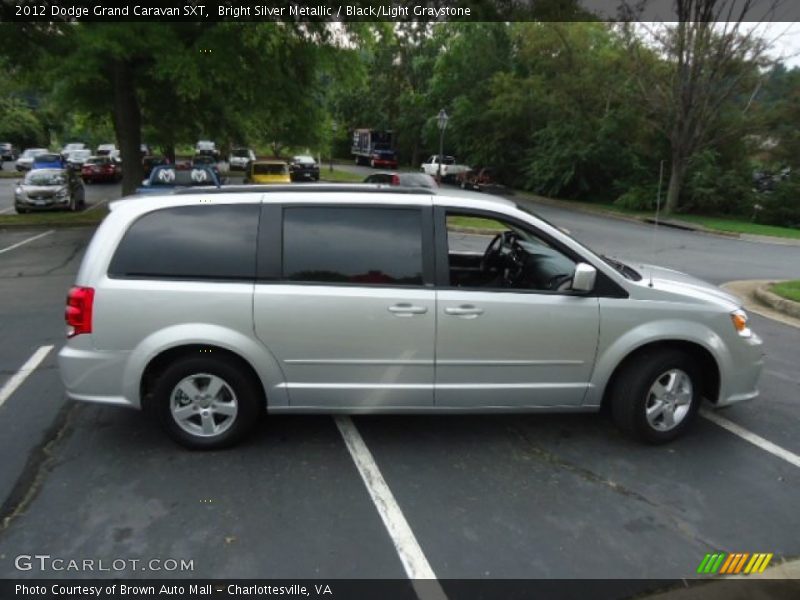 Bright Silver Metallic / Black/Light Graystone 2012 Dodge Grand Caravan SXT