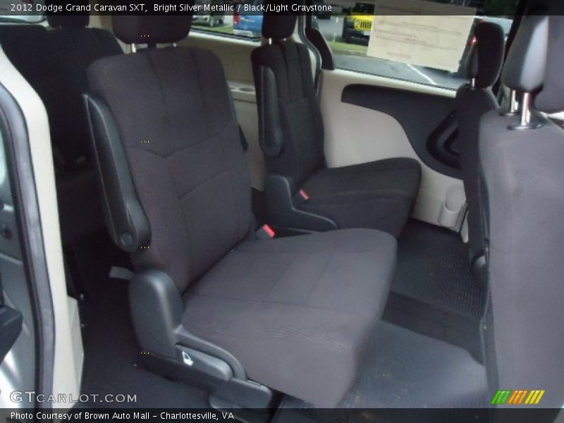 Bright Silver Metallic / Black/Light Graystone 2012 Dodge Grand Caravan SXT