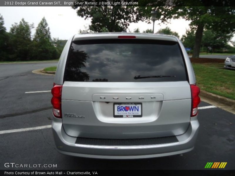 Bright Silver Metallic / Black/Light Graystone 2012 Dodge Grand Caravan SXT