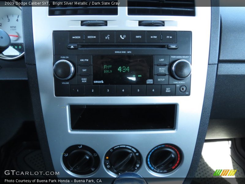 Bright Silver Metallic / Dark Slate Gray 2009 Dodge Caliber SXT