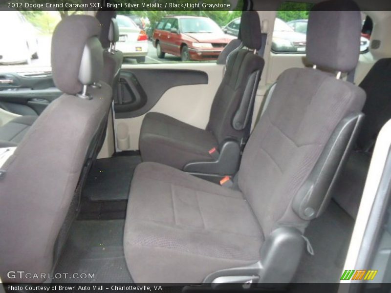 Bright Silver Metallic / Black/Light Graystone 2012 Dodge Grand Caravan SXT