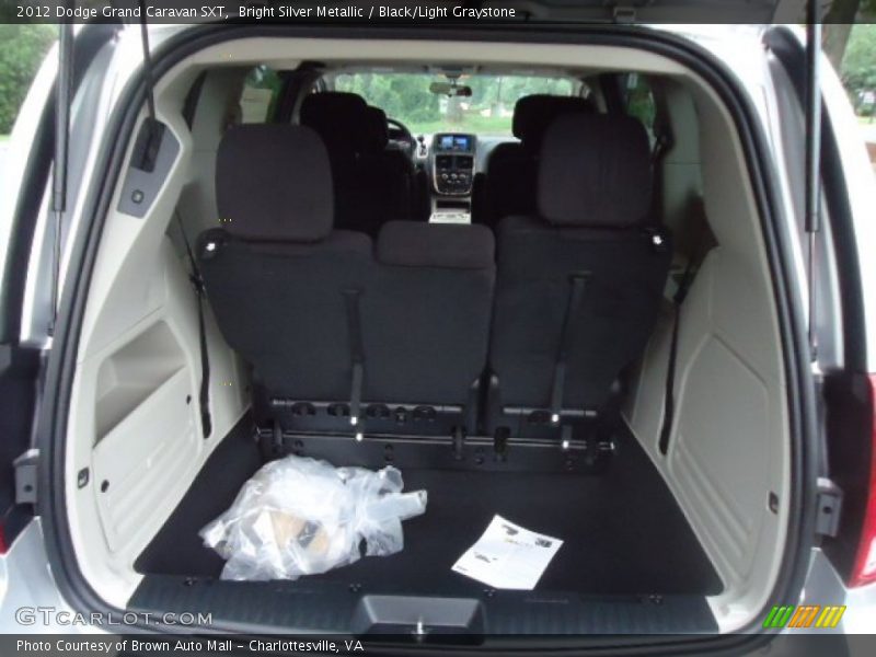 Bright Silver Metallic / Black/Light Graystone 2012 Dodge Grand Caravan SXT