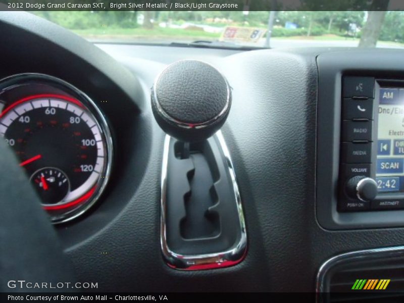Bright Silver Metallic / Black/Light Graystone 2012 Dodge Grand Caravan SXT