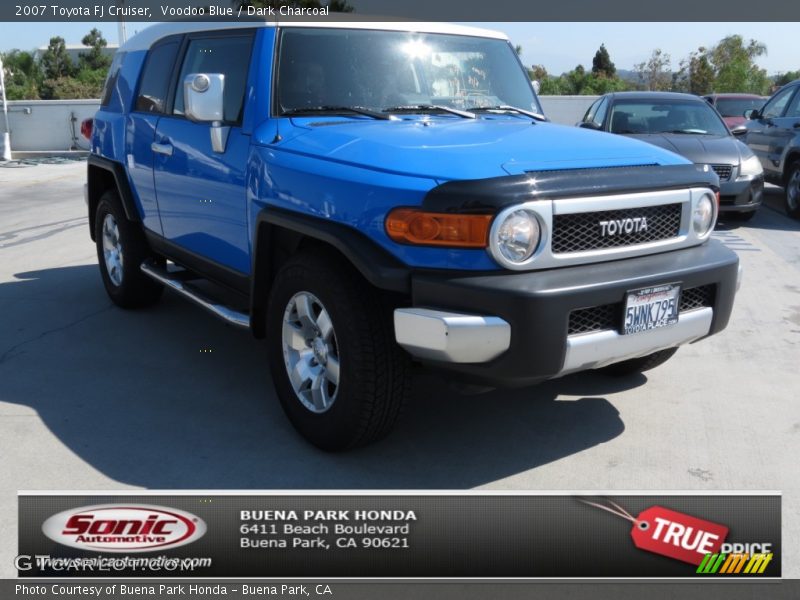 Voodoo Blue / Dark Charcoal 2007 Toyota FJ Cruiser