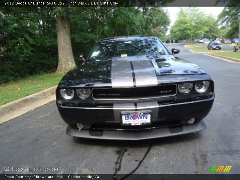 Pitch Black / Dark Slate Gray 2012 Dodge Challenger SRT8 392