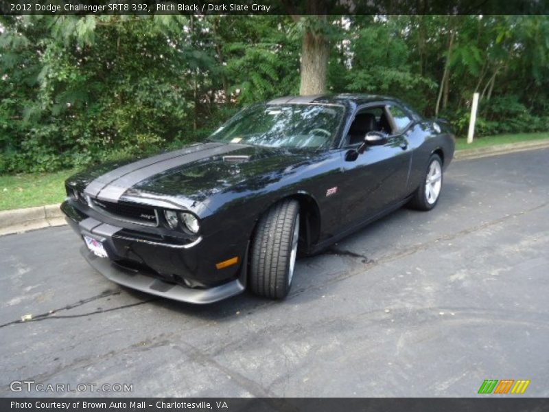 Pitch Black / Dark Slate Gray 2012 Dodge Challenger SRT8 392