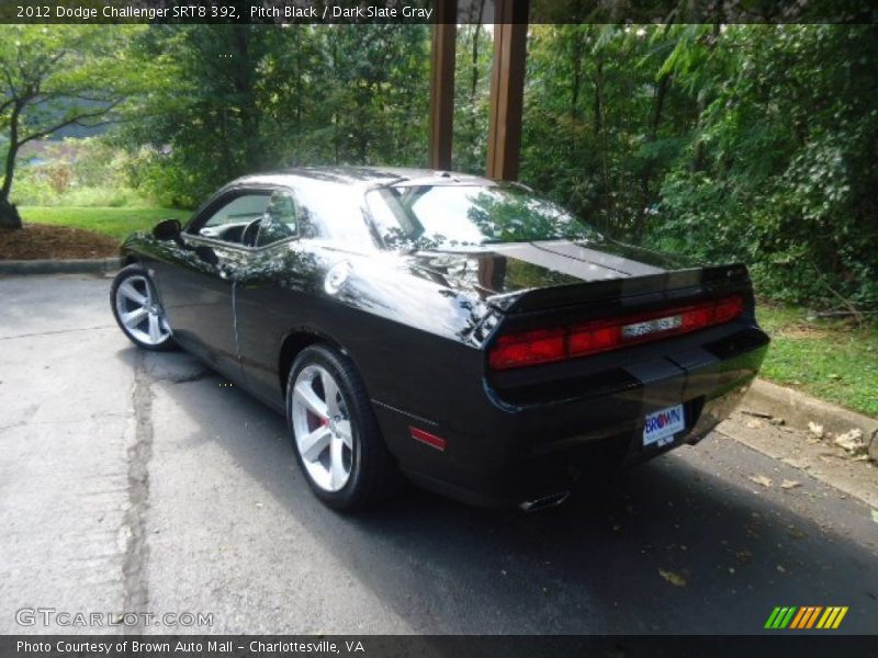 Pitch Black / Dark Slate Gray 2012 Dodge Challenger SRT8 392