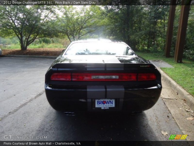 Pitch Black / Dark Slate Gray 2012 Dodge Challenger SRT8 392