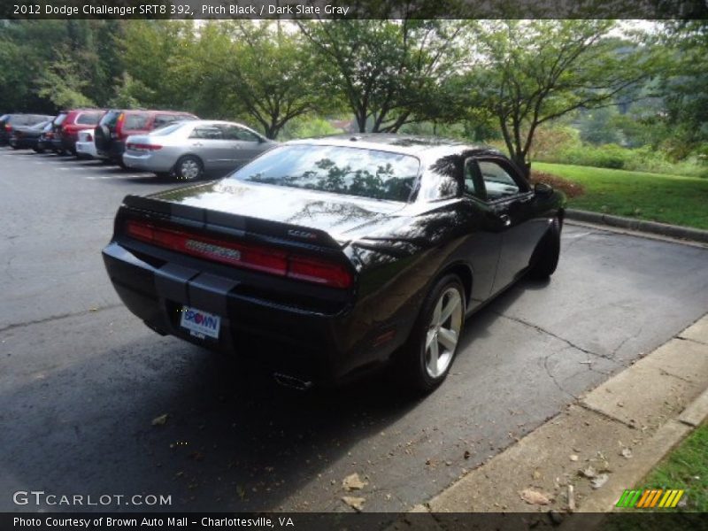 Pitch Black / Dark Slate Gray 2012 Dodge Challenger SRT8 392