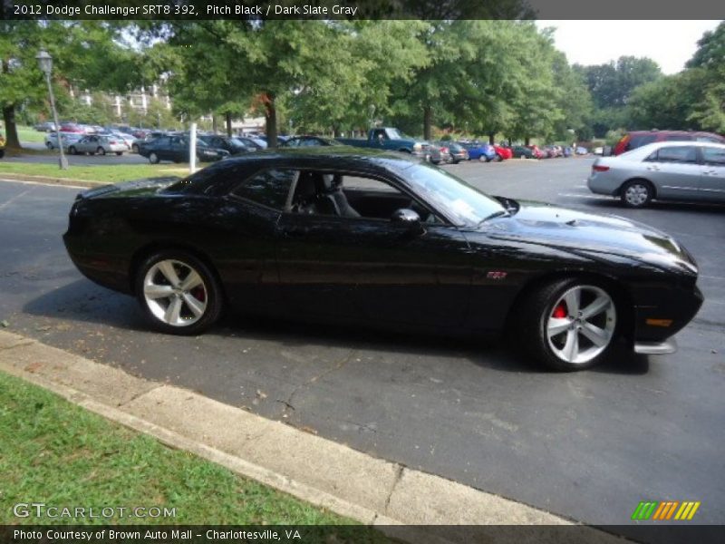 Pitch Black / Dark Slate Gray 2012 Dodge Challenger SRT8 392